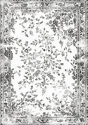 Wilton rug - Tulum (black/white)