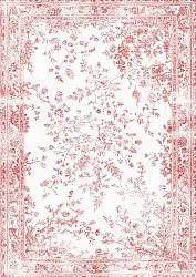 Wilton rug - Tulum (pink/white)
