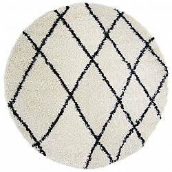 Round rugs - Tavola (black/white)