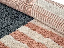 Oval rug - Osmery Natural Cotton Shaggy (multi)