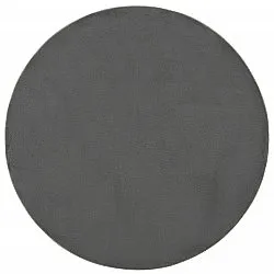 Round rug - Vevila (dark grey)