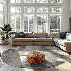 Round rug - Arwen (blue/multi)
