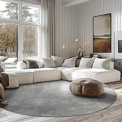 Round rug - Lynton (gray)