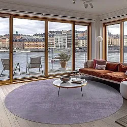 Round rug - Lynton (light purple)