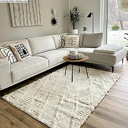 Shaggy rugs - Rostock (offwhite)