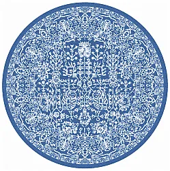 Round rug - Menfi (blue)