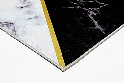 Wilton rug - Savino (black/white/green)