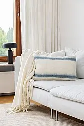 Cushion cover in wool mix - Miranda (blue)