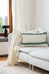 Cushion cover in wool mix - Miranda (green)