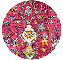 Round rug - Misare (pink/multi)