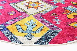 Round rug - Misare (pink/multi)