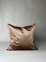 Velvet cushion cover - Marlyn (dark beige)