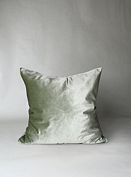 Velvet cushion cover - Marlyn (light green)