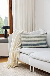 Cushion cover in wool mix - Monica (blue)