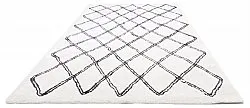Shaggy rugs - Morocco (black/white)