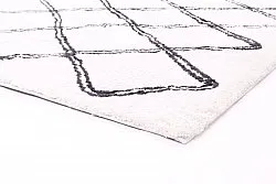 Shaggy rugs - Morocco (black/white)
