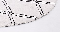 Round rugs - Morocco (black/white)