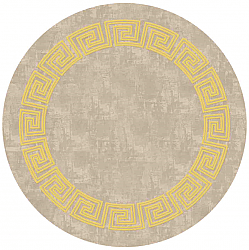 Round rug - Myra (beige/yellow)