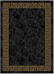 Wilton rug - Myra (black/gold)