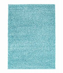 Trim shaggy rug turquoise round short pile long 60x120-cm 80x 150 cm 140x200 cm 160x230 cm 200x300 cm