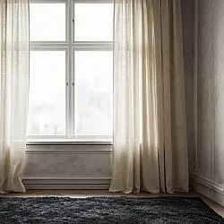 Curtains 2-Pack - Linen Curtain Noemi (beige)
