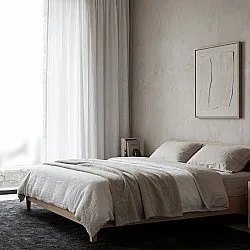 Curtains 2-Pack - Linen Curtain Noemi (white)