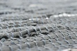 Rag rug - Nordal Design (grey - 100% leather)
