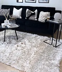 Shaggy rugs - Janjira (white)