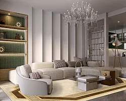 Wilton rug - Olympia (beige/brown)