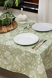 Cotton tablecloth Onni (green)