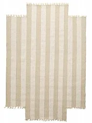 Irregular wool rug - Kystaro (cream/beige)