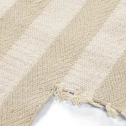 Irregular wool rug - Kystaro (cream/beige)
