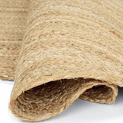 Irregular round jute rug - San Francisco (jute)