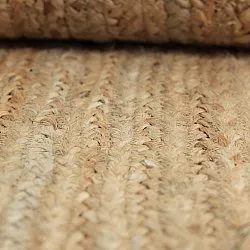 Irregular round jute rug - San Francisco (jute)