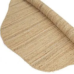 Irregular round jute rug - San Francisco (jute)