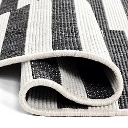 Round rug - Indoor/Outdoor Otto (black)