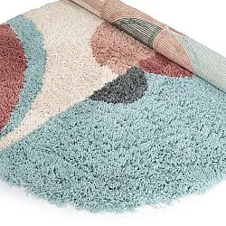 Oval rug - Tropea Natural Cotton Shaggy (multi)