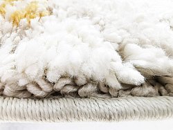 Shaggy rugs - Macchia (beige/multi)