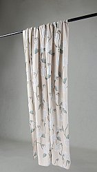 Curtains - Cotton curtain Alyssa (beige/grey)