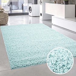Shaggy rugs - Pastel (turquoise)