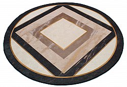 Round rug - Pavia (beige/black)