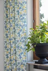 Curtains - Cotton curtain Petite (blue)