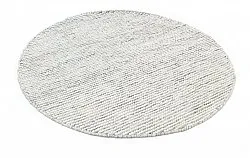 Round rug - Plockton (grey/white/green)