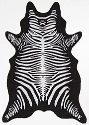 Wilton rug - Osaka (black/white)