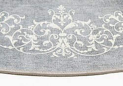 Round rug - Santi (grey/white)