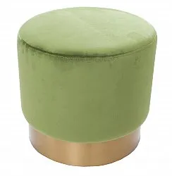 Pouf velvet - Copenhagen (green)