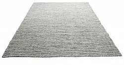 Wool rug - Otago (grey/black)