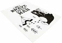 Childrens rugs - Camping Bear (white)