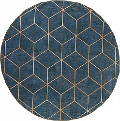 Round rug - Remy (blue)