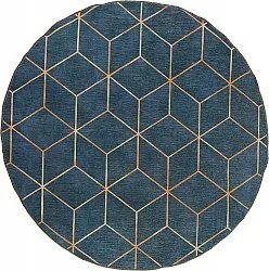 Round rug - Remy (blue)